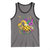 Mardi Gras Pickleball Jester Hat Beads Tank Top