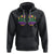 Mardi Gras Hoodie Jester Skeleton Rock Hand Fat Tuesday Festival - Wonder Print Shop