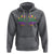 Mardi Gras Hoodie Jester Skeleton Rock Hand Fat Tuesday Festival - Wonder Print Shop