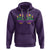 Mardi Gras Hoodie Jester Skeleton Rock Hand Fat Tuesday Festival - Wonder Print Shop