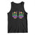 Mardi Gras Tank Top Jester Skeleton Rock Hand Fat Tuesday Festival