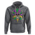 Mardi Gras Funny Sugar Skull Fat Tuesday New Orleans Hoodie - Wonder Print Shop