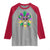 Mardi Gras Funny Sugar Skull Fat Tuesday New Orleans Raglan Shirt