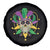 Mardi Gras Funny Sugar Skull Fat Tuesday New Orleans Spare Tire Cover