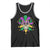 Mardi Gras Funny Sugar Skull Fat Tuesday New Orleans Tank Top