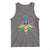 Mardi Gras Funny Sugar Skull Fat Tuesday New Orleans Tank Top