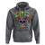 Mardi Gras Beads Sugar Skull Fat Tuesday New Orleans Hoodie - Wonder Print Shop