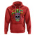 Mardi Gras Beads Sugar Skull Fat Tuesday New Orleans Hoodie - Wonder Print Shop