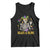 Mardi Gras Funny Skeleton Beads And Bling Tank Top