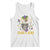 Mardi Gras Funny Skeleton Beads And Bling Tank Top