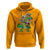 Mardi Gras Funny Skeleton On Dinosaur Jester Beads Hoodie - Wonder Print Shop