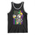 Mardi Gras Beer Lover American Flag Fat Tuesday Parade Tank Top