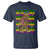 Mardi Gras Bigfoot Sasquatch Funny Fat Tuesday Parade T Shirt - Wonder Print Shop