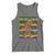 Mardi Gras Bigfoot Sasquatch Funny Fat Tuesday Parade Tank Top