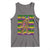 Mardi Gras Bigfoot Sasquatch Funny Fat Tuesday Parade Tank Top