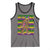 Mardi Gras Bigfoot Sasquatch Funny Fat Tuesday Parade Tank Top