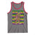 Mardi Gras Bigfoot Sasquatch Funny Fat Tuesday Parade Tank Top