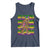 Mardi Gras Bigfoot Sasquatch Funny Fat Tuesday Parade Tank Top