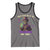 Mardi Gras Tank Top Don't Make Me Go All Voodoo On You Skeleton Witch Doctor