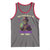 Mardi Gras Tank Top Don't Make Me Go All Voodoo On You Skeleton Witch Doctor