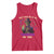 Mardi Gras Tank Top Don't Make Me Go All Voodoo On You Skeleton Witch Doctor