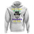 Mardi Gras Hoodie Don't Make Me Go All Voodoo On You Skull - Wonder Print Shop