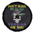 Mardi Gras Spare Tire Cover Don't Make Me Go All Voodoo On You Skull