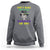 Mardi Gras Sweatshirt Don't Make Me Go All Voodoo On You Skull - Wonder Print Shop