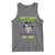 Mardi Gras Tank Top Don't Make Me Go All Voodoo On You Skull