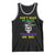 Mardi Gras Tank Top Don't Make Me Go All Voodoo On You Skull