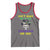 Mardi Gras Tank Top Don't Make Me Go All Voodoo On You Skull