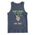 Mardi Gras Tank Top Don't Make Me Go All Voodoo On You Skull