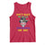 Mardi Gras Tank Top Don't Make Me Go All Voodoo On You Skull