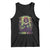 Mardi Gras Tank Top Voodoo Queen Skeleton Witch Creepy Skull