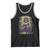 Mardi Gras Tank Top Voodoo Queen Skeleton Witch Creepy Skull