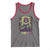 Mardi Gras Tank Top Voodoo Queen Skeleton Witch Creepy Skull