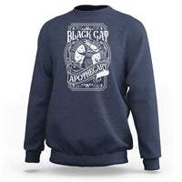 Black Cat Witch Sweatshirt Salem Apothecary Halloween