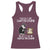 Funny Sarcastic Cat Racerback Tank Top Duct Tape Can't Fix Stupid But Can Muffle The Sound