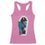 Creepy Halloween Racerback Tank Top Sexy Zombie Legs Flash Tattoo Coffin