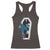 Creepy Halloween Racerback Tank Top Sexy Zombie Legs Flash Tattoo Coffin