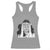 Creepy Aesthetic All Eyes On Me Psycho Girl Racerback Tank Top