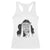 Creepy Aesthetic All Eyes On Me Psycho Girl Racerback Tank Top