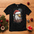 Christmas T Shirt Santa Bald Eagle USA Flag Patriotic Xmas - Wonder Print Shop