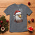 Christmas T Shirt Santa Bald Eagle USA Flag Patriotic Xmas - Wonder Print Shop