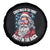 Christmas in the Front Party in the Back USA Patriotic Santa Spare Tire Cover