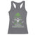 Irish Firefighter Racerback Tank Top Shamrock Skull Man Of Fire