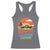 Summer Vacation Loading Retro Beach Sunset Racerback Tank Top