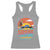 Summer Vacation Loading Retro Beach Sunset Racerback Tank Top