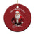 Funny Xmas Christmas Ornament I Don't Believe In You Either Angry Santa - Wonder Print Shop