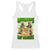 Funny Cat Meme Mewing Not Meowing Racerback Tank Top